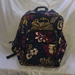 VERA BRADLEY African Violet LG Campus Backpack.